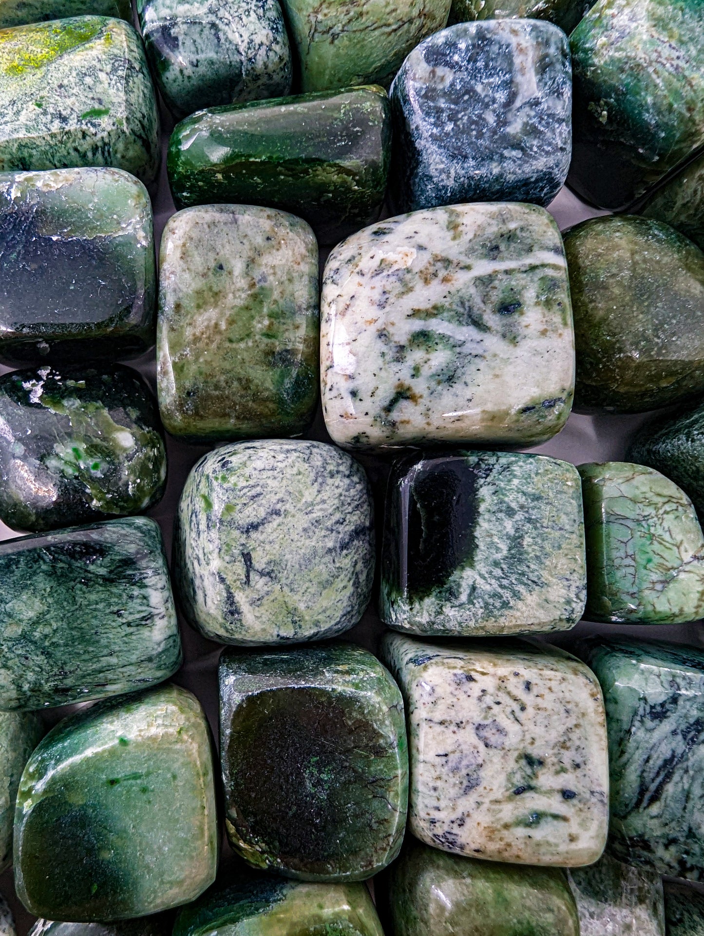 British Columbia Nephrite - Tumble - Character Grade - 1kg