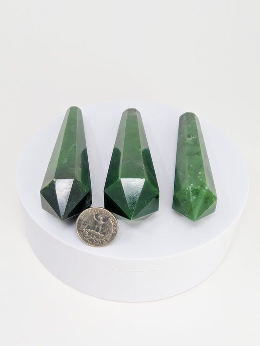 British Columbia Nephrite - Vogel - A Grade - 3pc - 392g