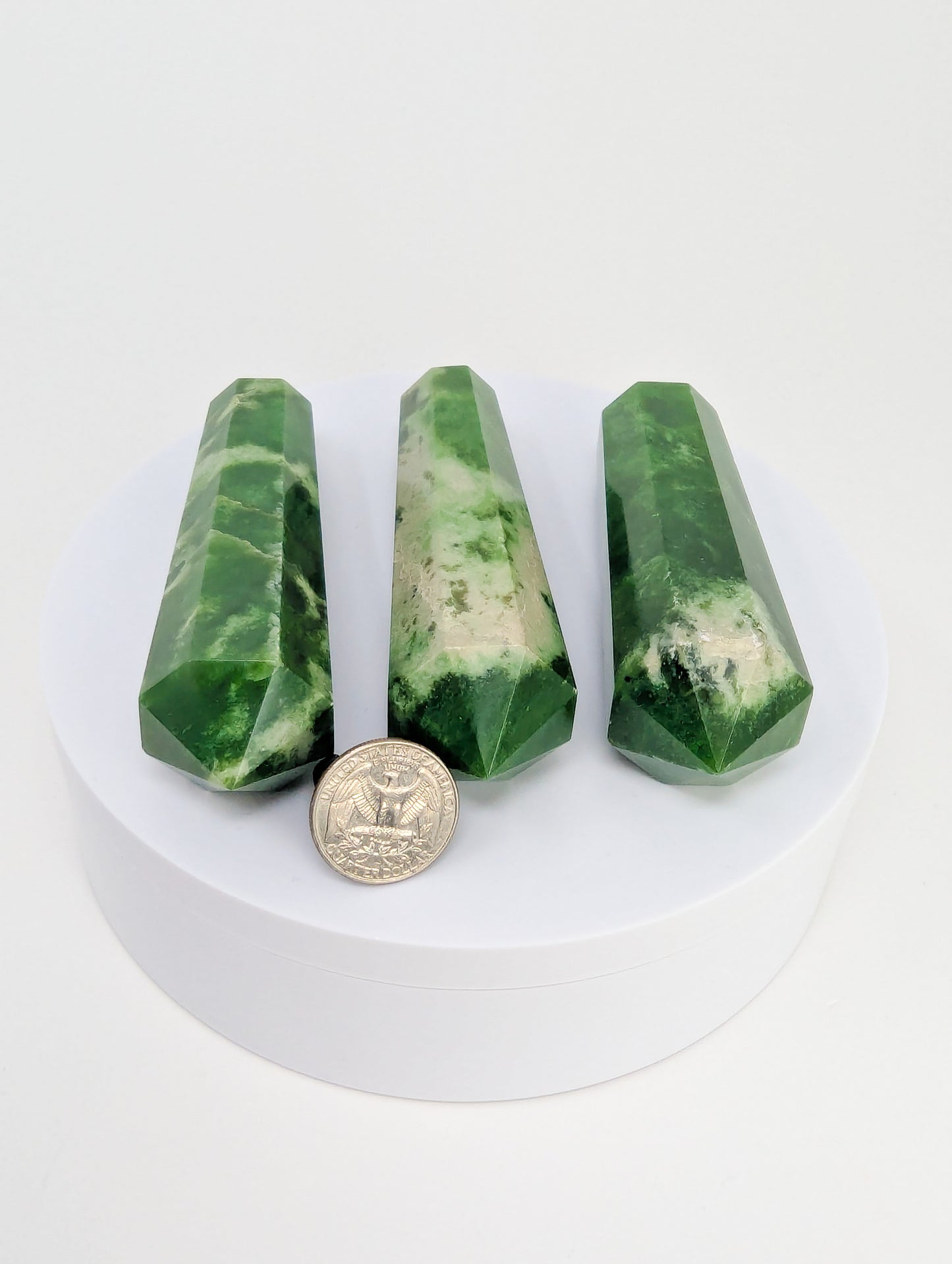 British Columbia Nephrite - Vogel - A Grade - 3pc - 521g