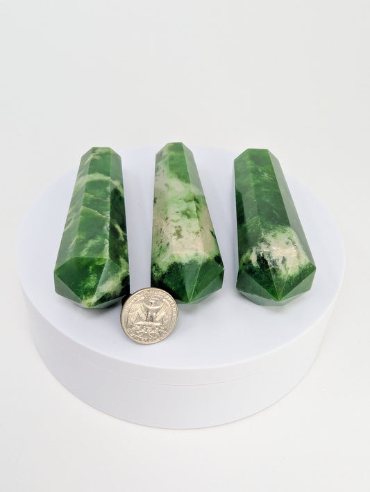 British Columbia Nephrite - Vogel - A Grade - 3pc - 521g