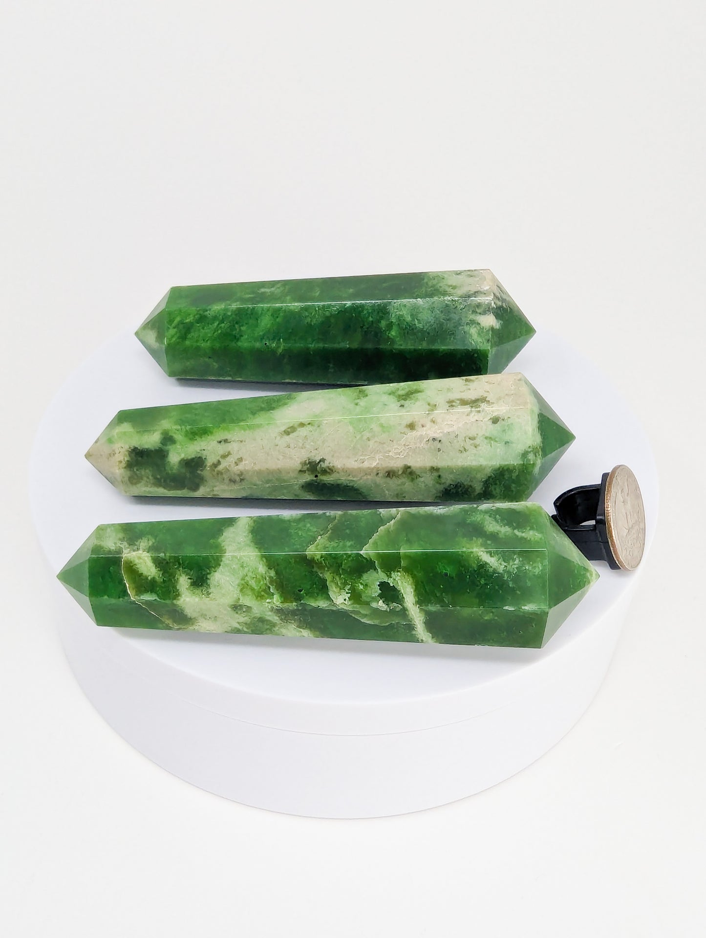 British Columbia Nephrite - Vogel - A Grade - 3pc - 521g