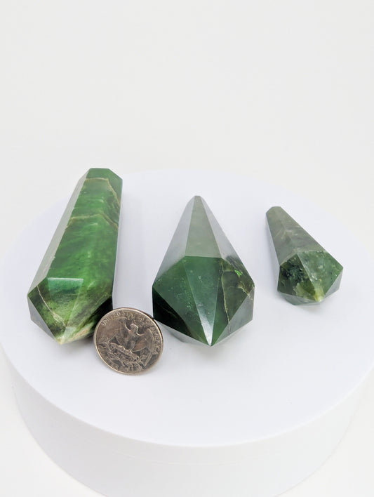 British Columbia Nephrite - Vogel - B Grade - 3pc - 324g
