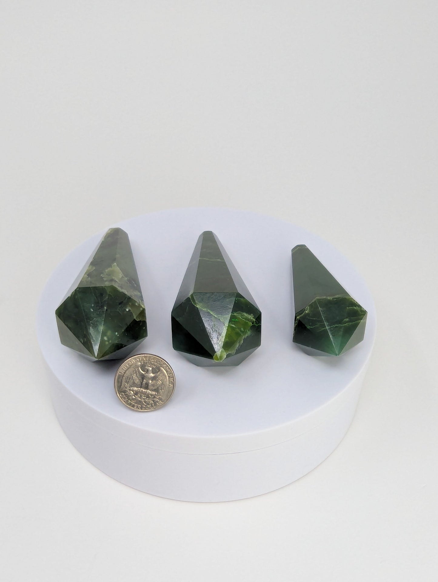 British Columbia Nephrite - Vogel - B Grade - 3pc - 396g