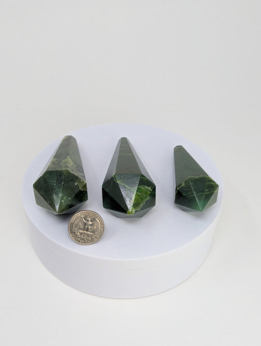 British Columbia Nephrite - Vogel - B Grade - 3pc - 396g