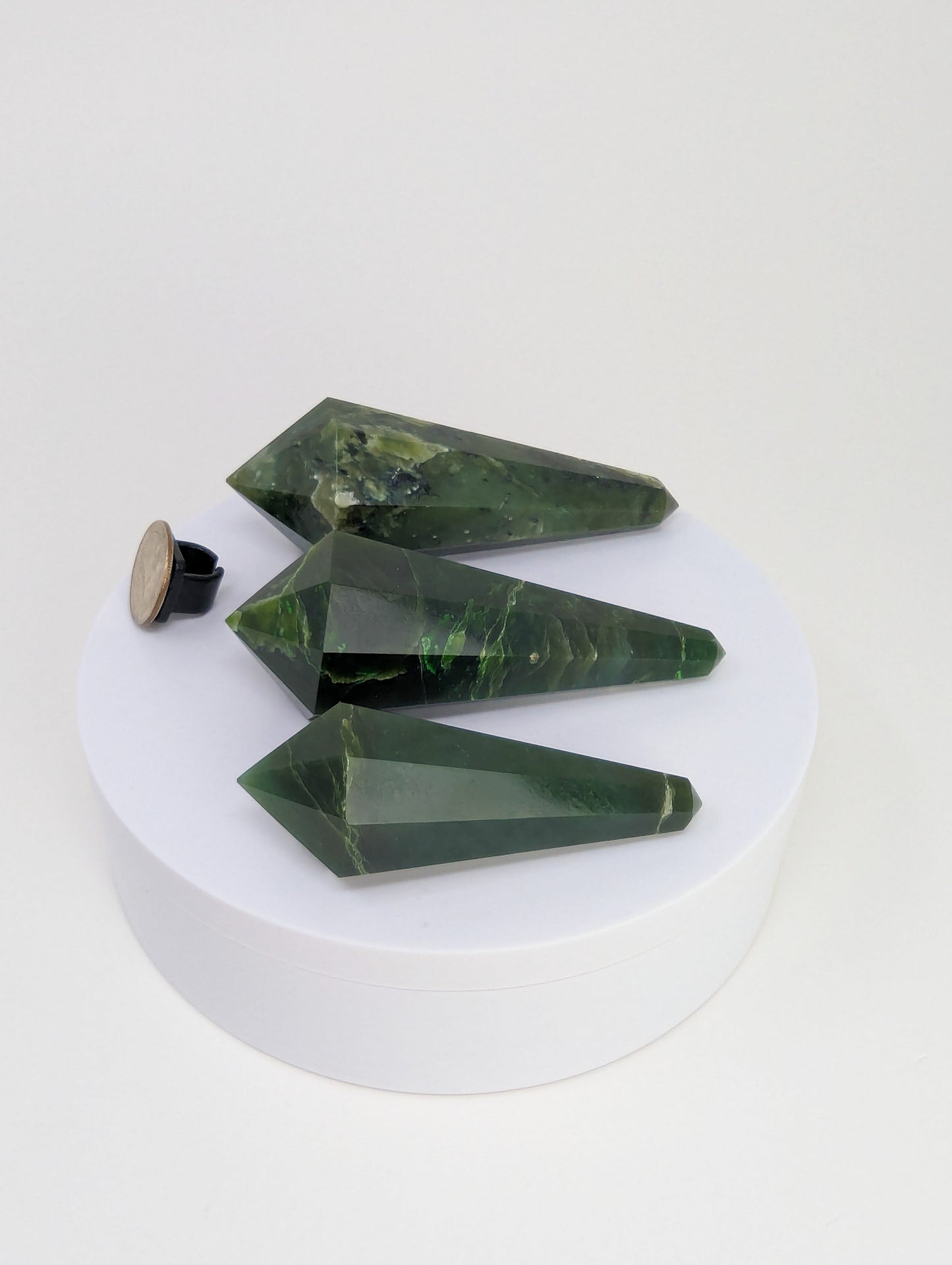 British Columbia Nephrite - Vogel - B Grade - 3pc - 396g