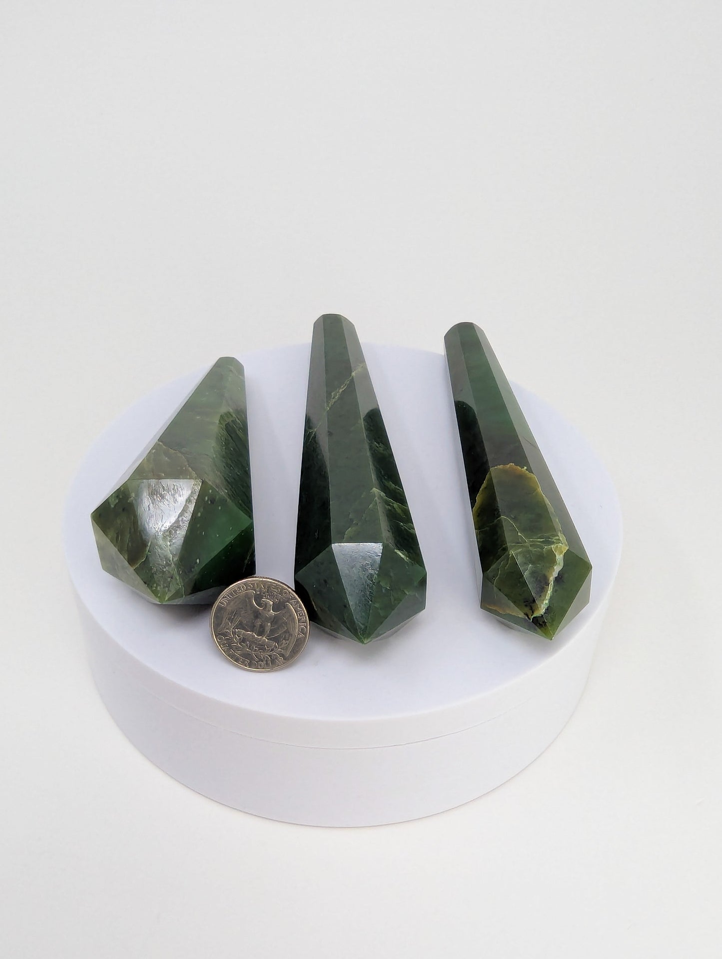 British Columbia Nephrite - Vogel - B Grade - 3pc - 536g