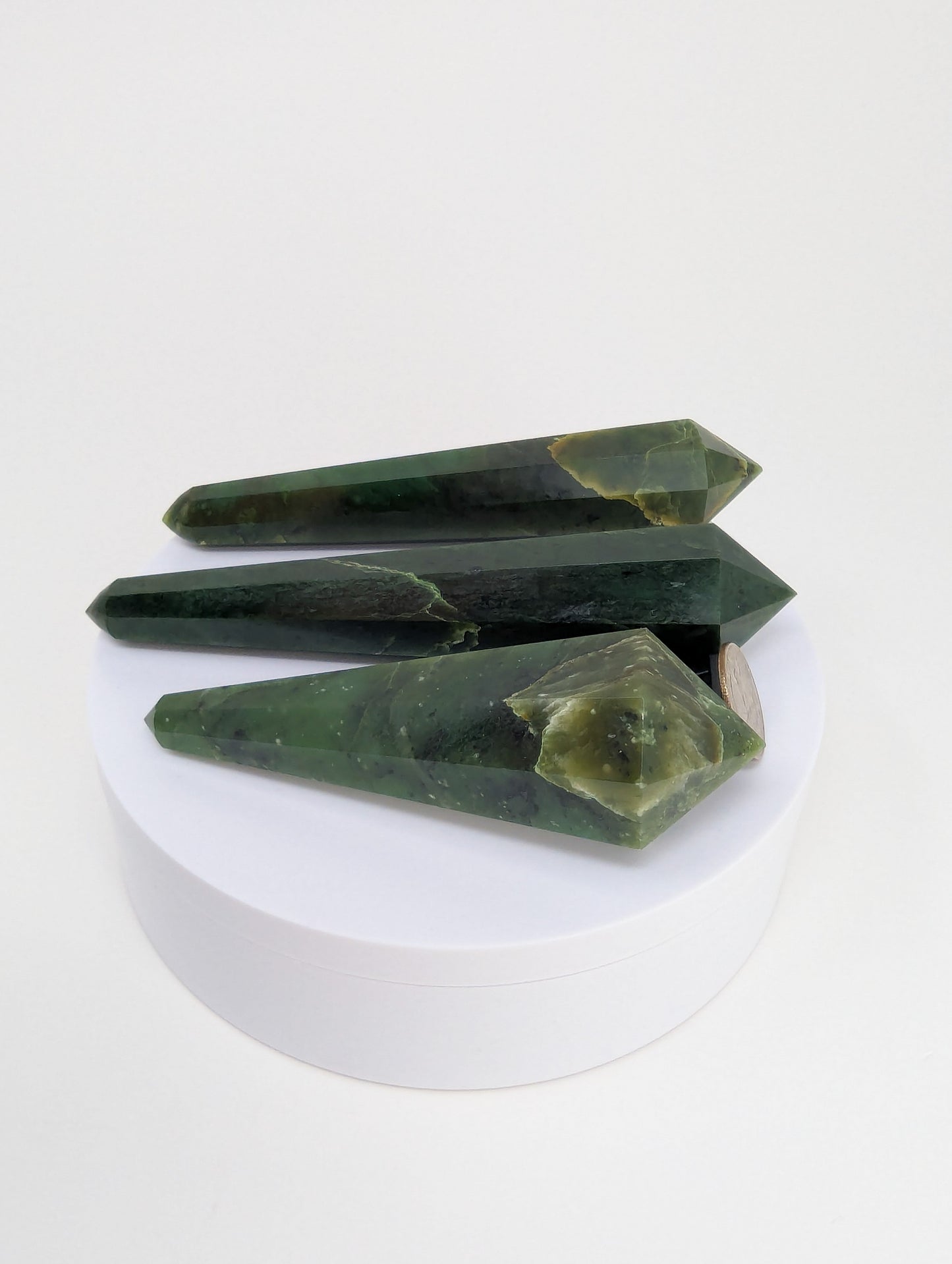 British Columbia Nephrite - Vogel - B Grade - 3pc - 536g