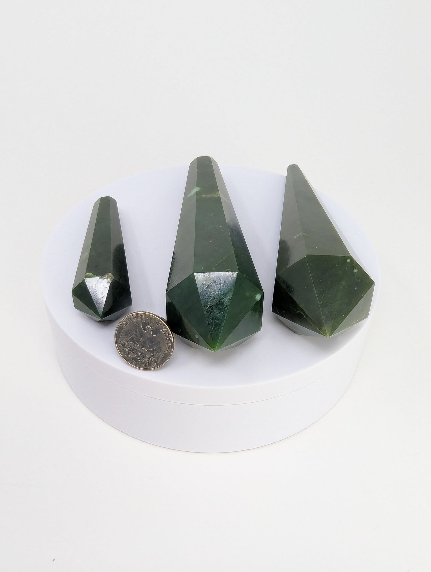 British Columbia Nephrite - Vogel - B Grade - 3pc - 548g
