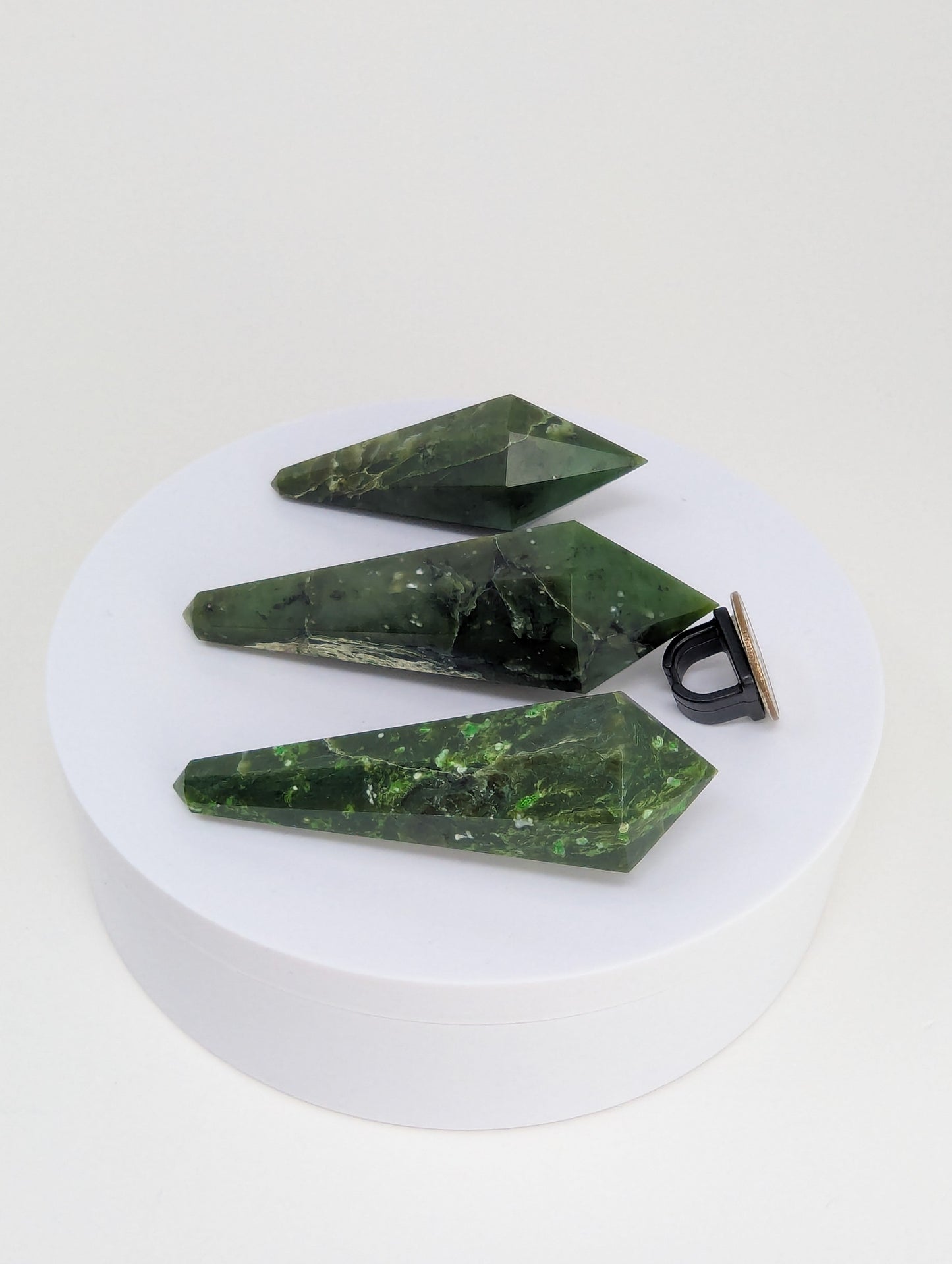 British Columbia Nephrite - Vogel - C Grade - 3pc - 239g