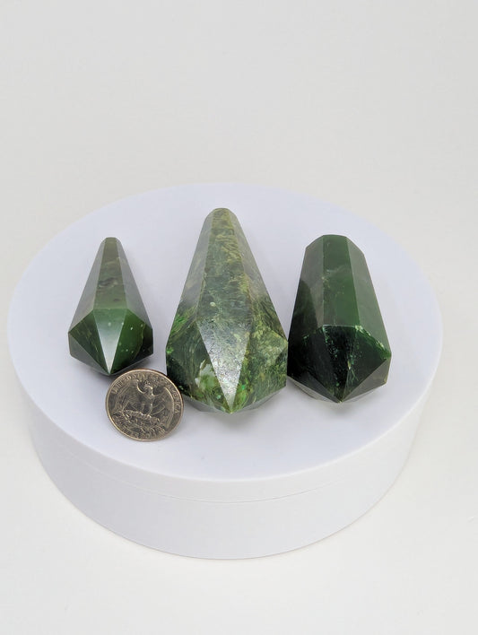 British Columbia Nephrite - Vogel - C Grade - 3pc - 369g