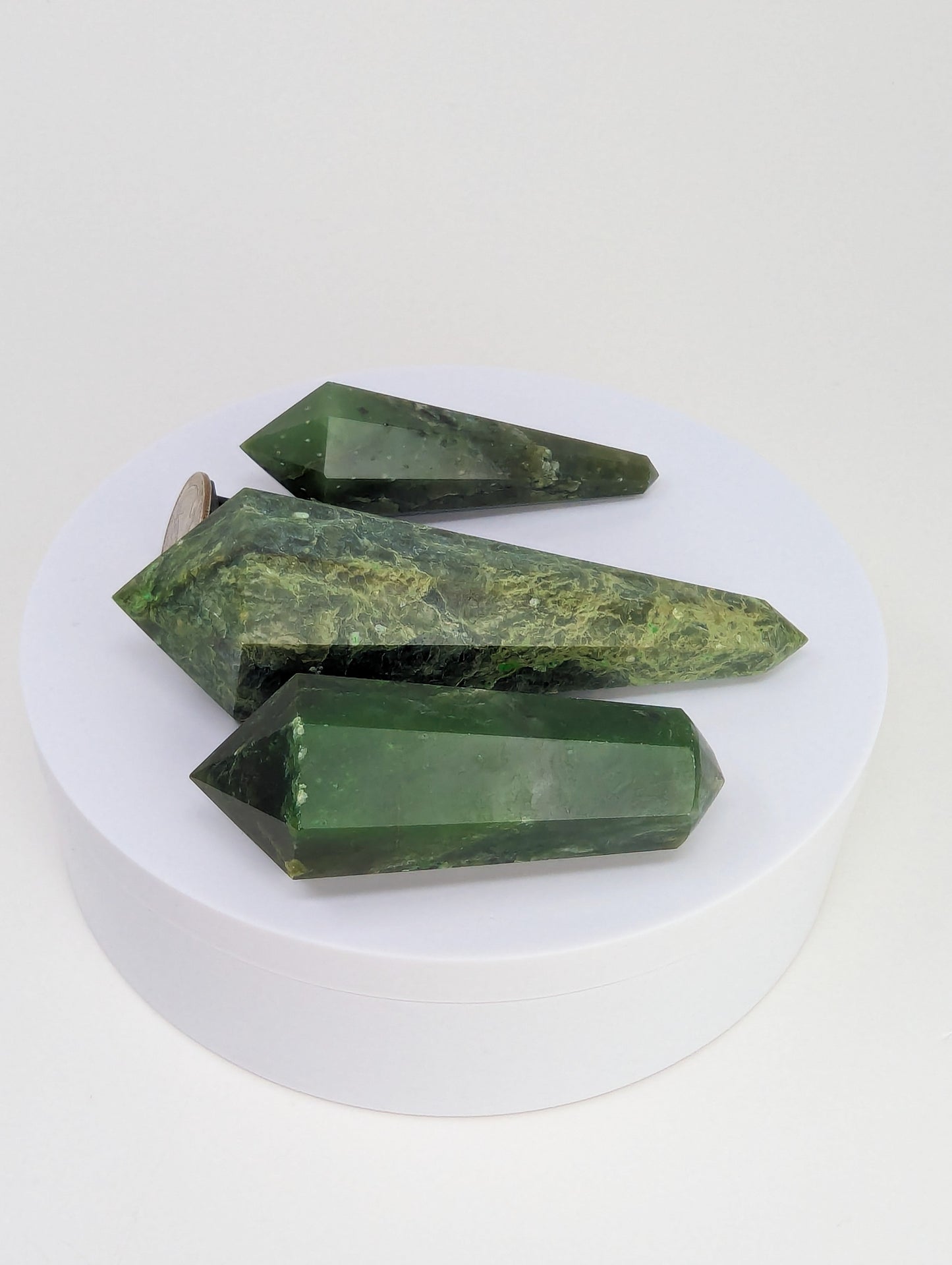 British Columbia Nephrite - Vogel - C Grade - 3pc - 369g