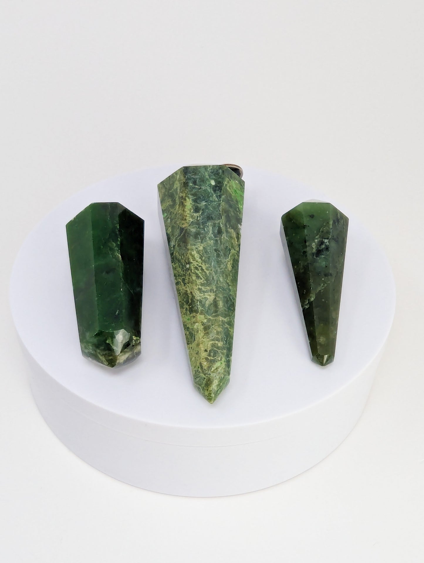 British Columbia Nephrite - Vogel - C Grade - 3pc - 369g