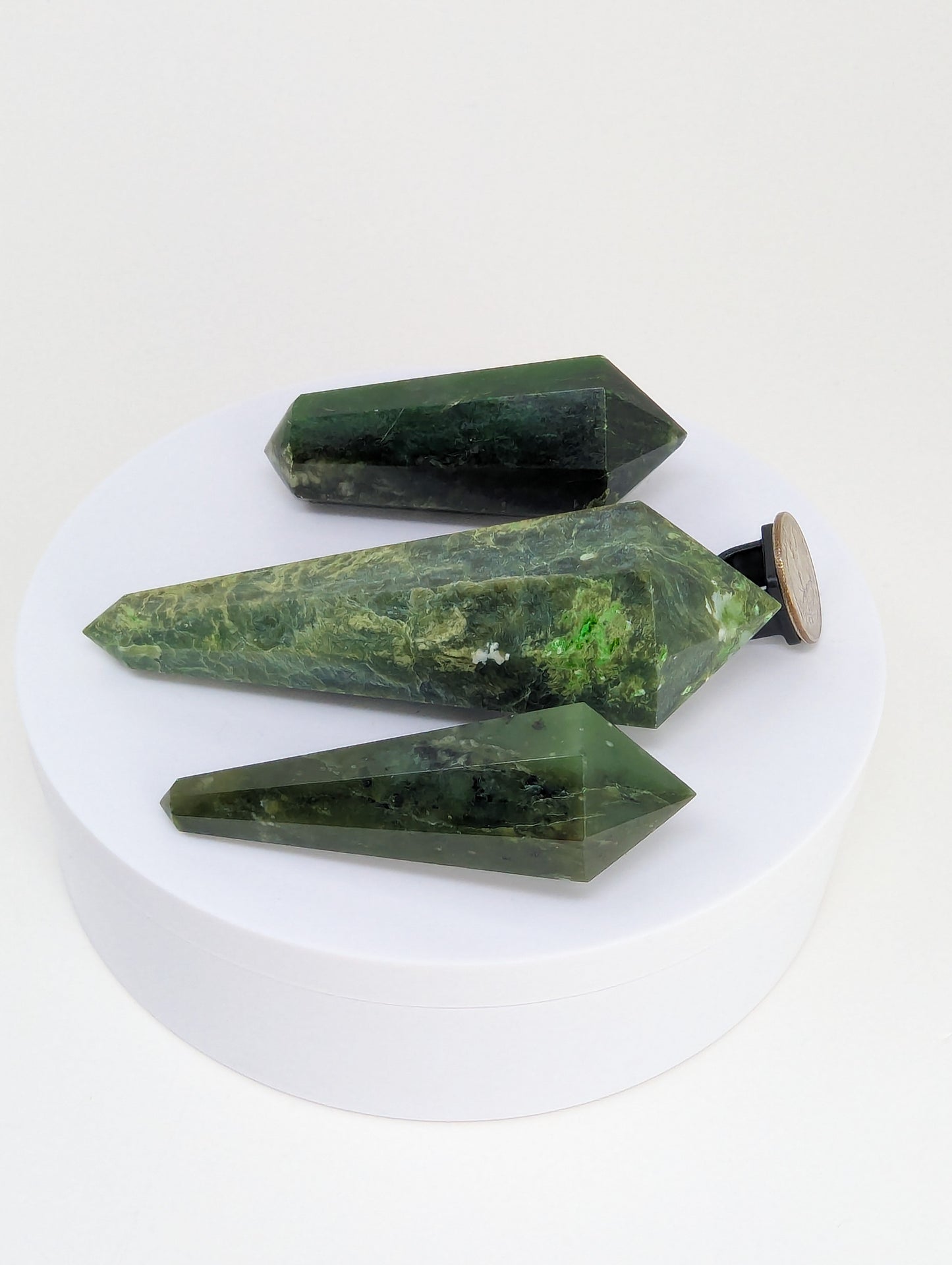 British Columbia Nephrite - Vogel - C Grade - 3pc - 369g