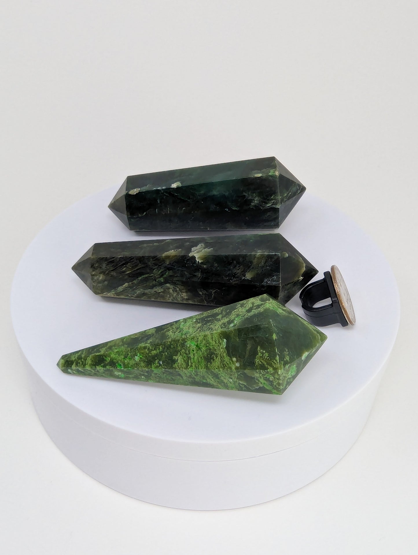British Columbia Nephrite - Vogel - C Grade - 3pc - 386g