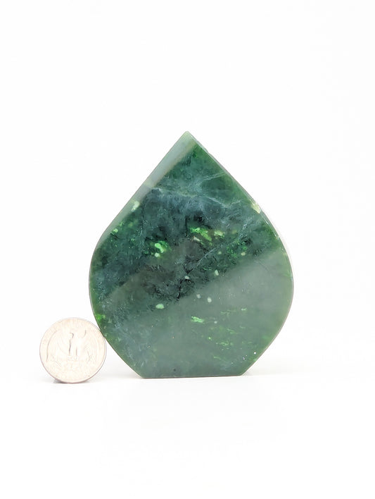 British Columbia Nephrite - Flame - A Grade - 1pc - 309g