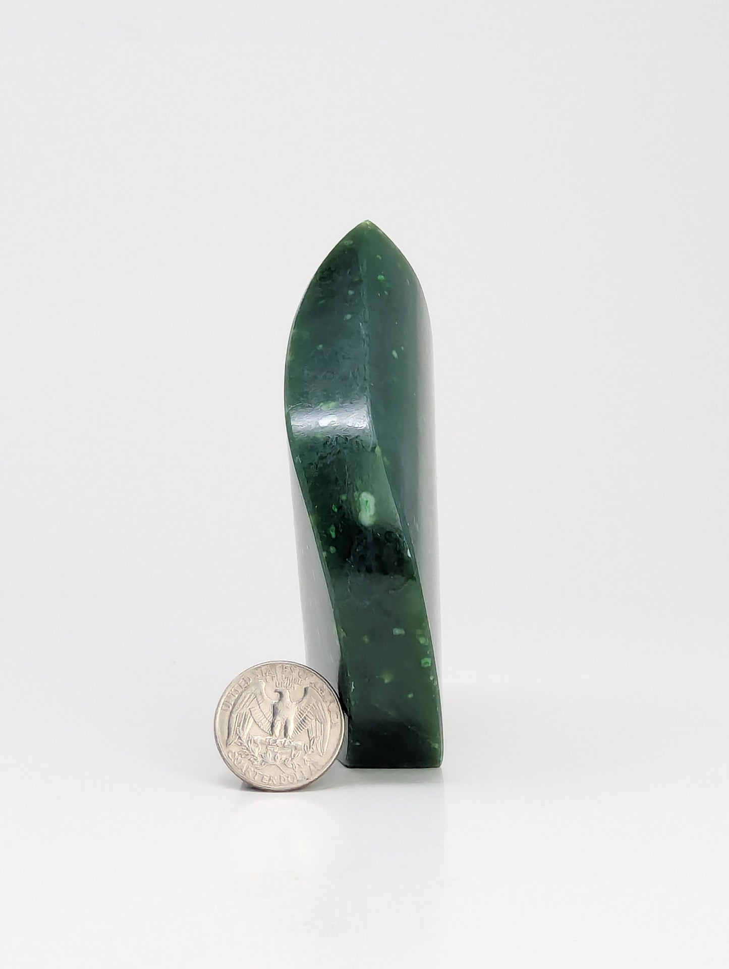 British Columbia Nephrite - Flame - A Grade - 1pc - 419g