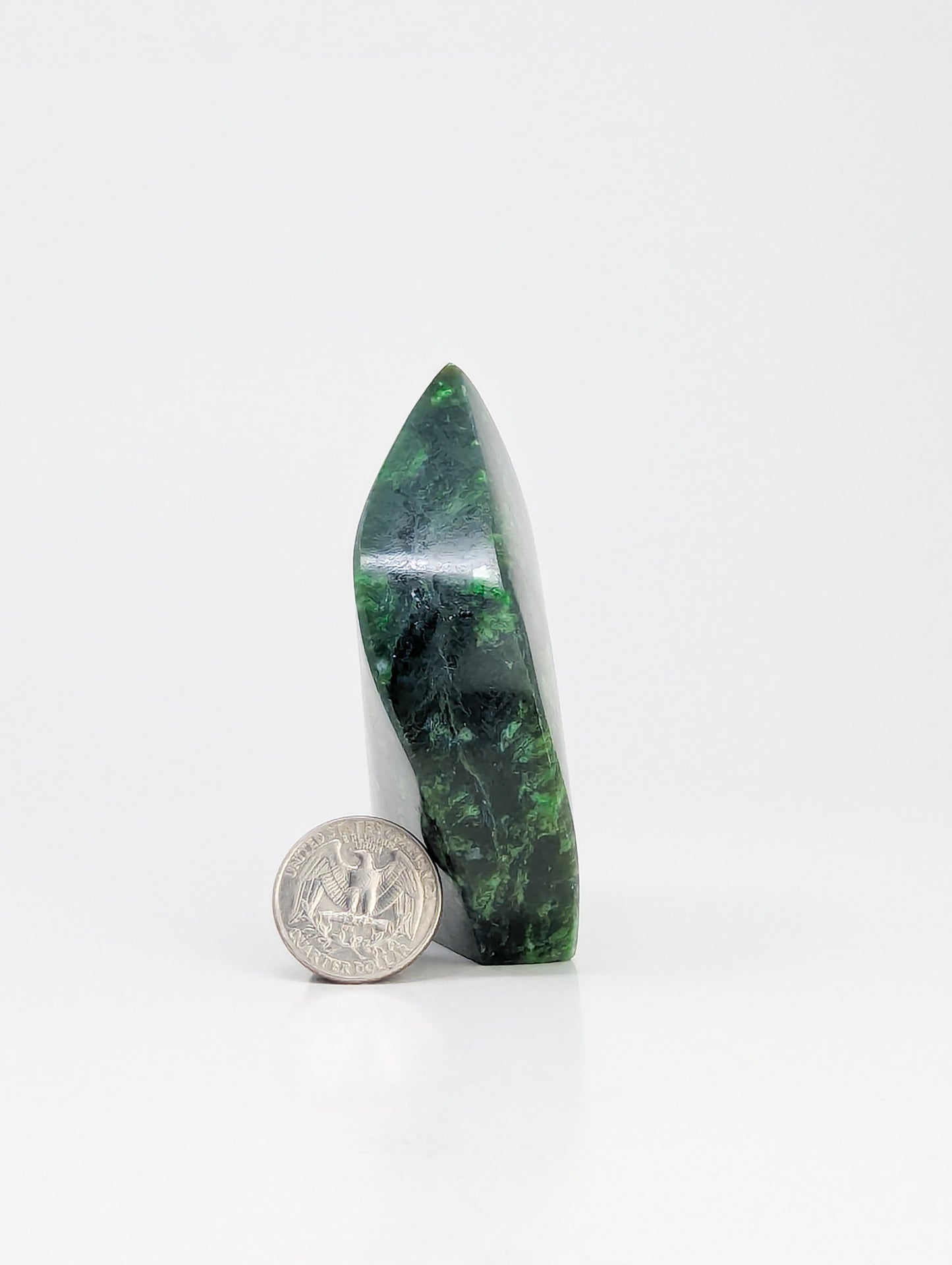 British Columbia Nephrite - Flame - B+ Grade - 1pc - 311g