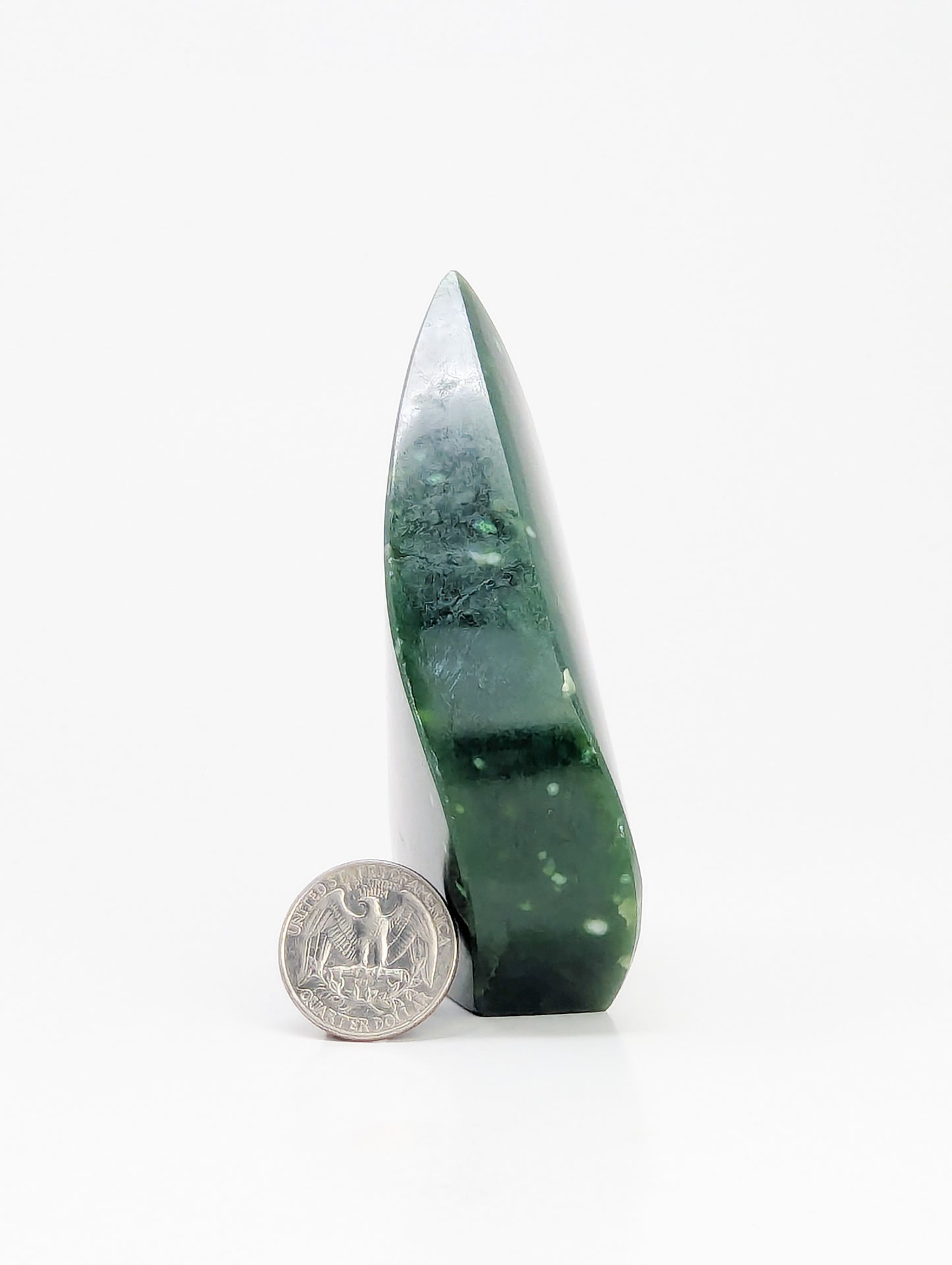 British Columbia Nephrite - Flame - B+ Grade - 1pc - 370g