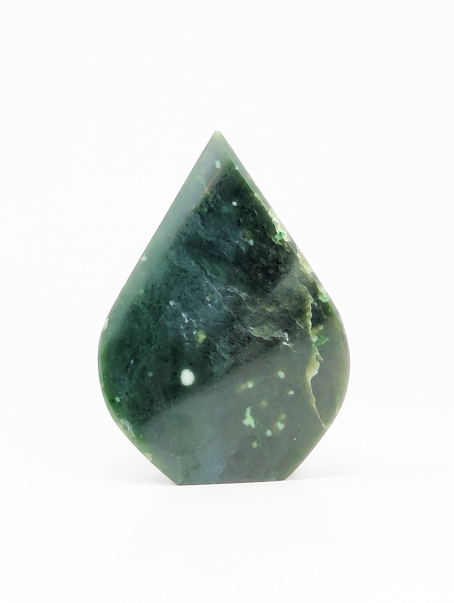 British Columbia Nephrite - Flame - B+ Grade - 1pc - 370g