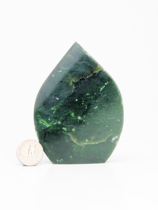 British Columbia Nephrite - Flame - B+ Grade - 1pc - 483g
