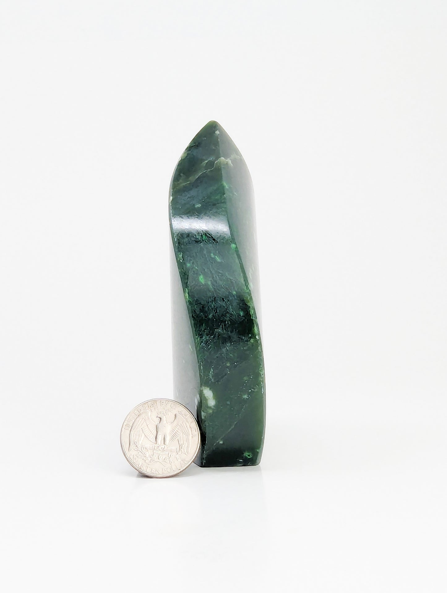 British Columbia Nephrite - Flame - B+ Grade - 1pc - 483g