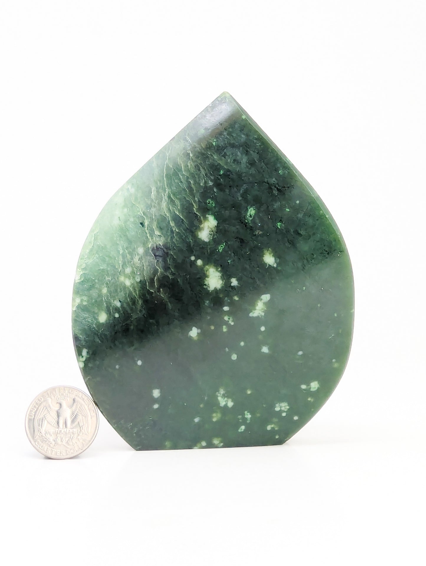 British Columbia Nephrite - Flame - B+ Grade - 1pc - 594g
