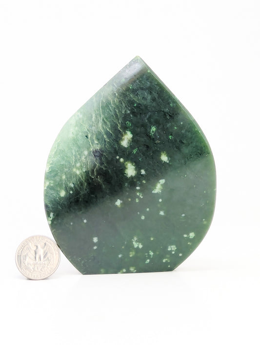 British Columbia Nephrite - Flame - B+ Grade - 1pc - 594g