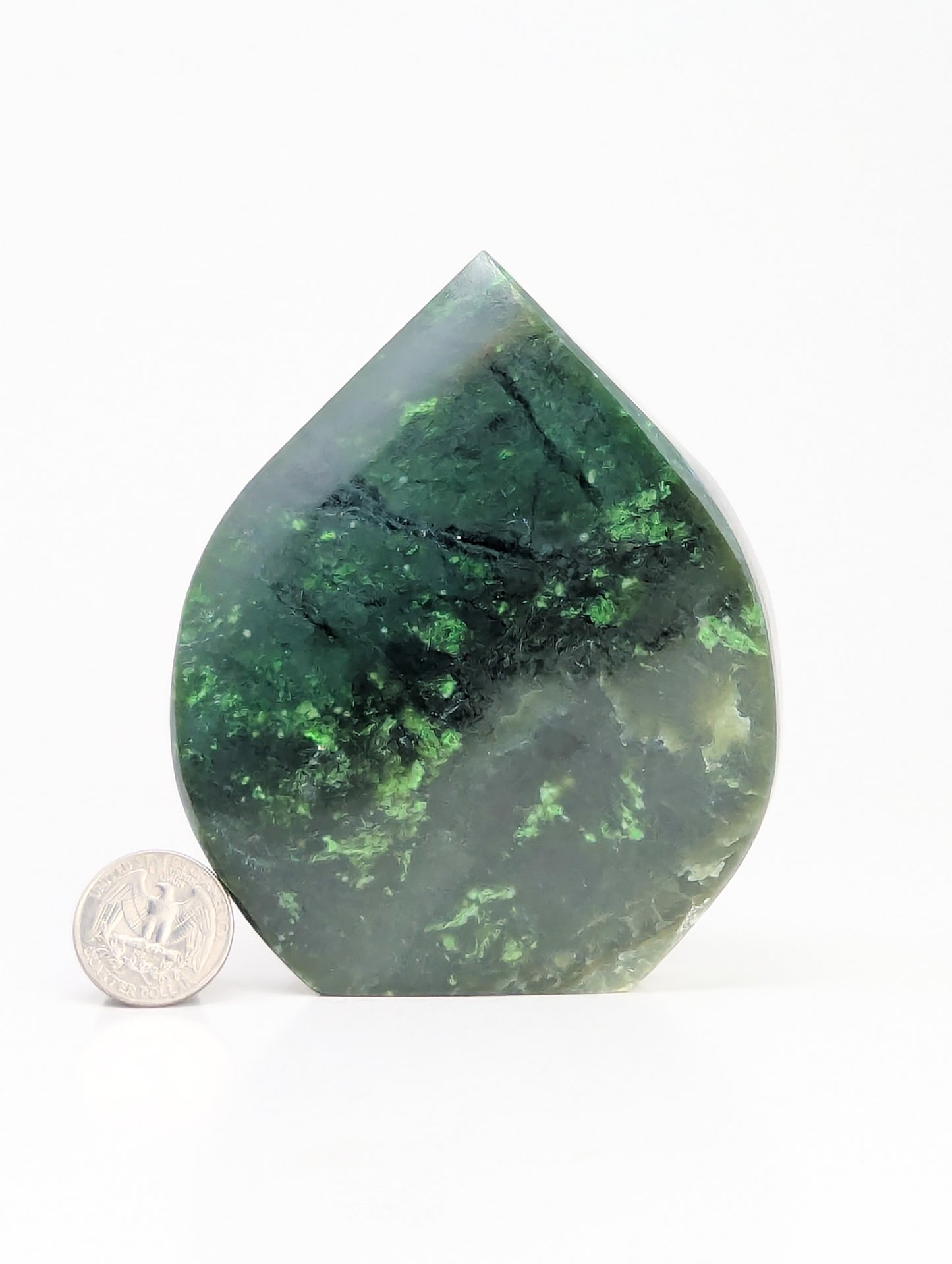 British Columbia Nephrite - Flame - B Grade - 1pc - 520g