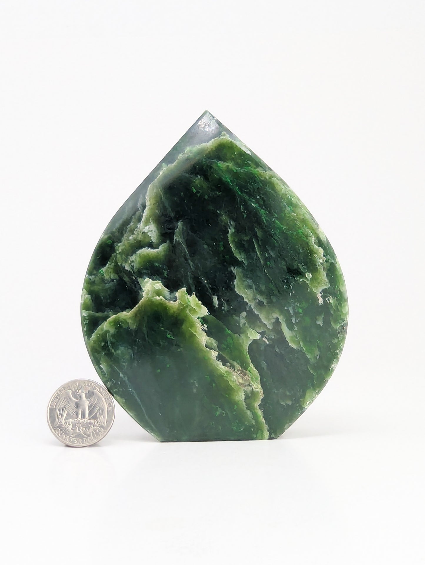 British Columbia Nephrite - Flame - B Grade - 1pc - 567g