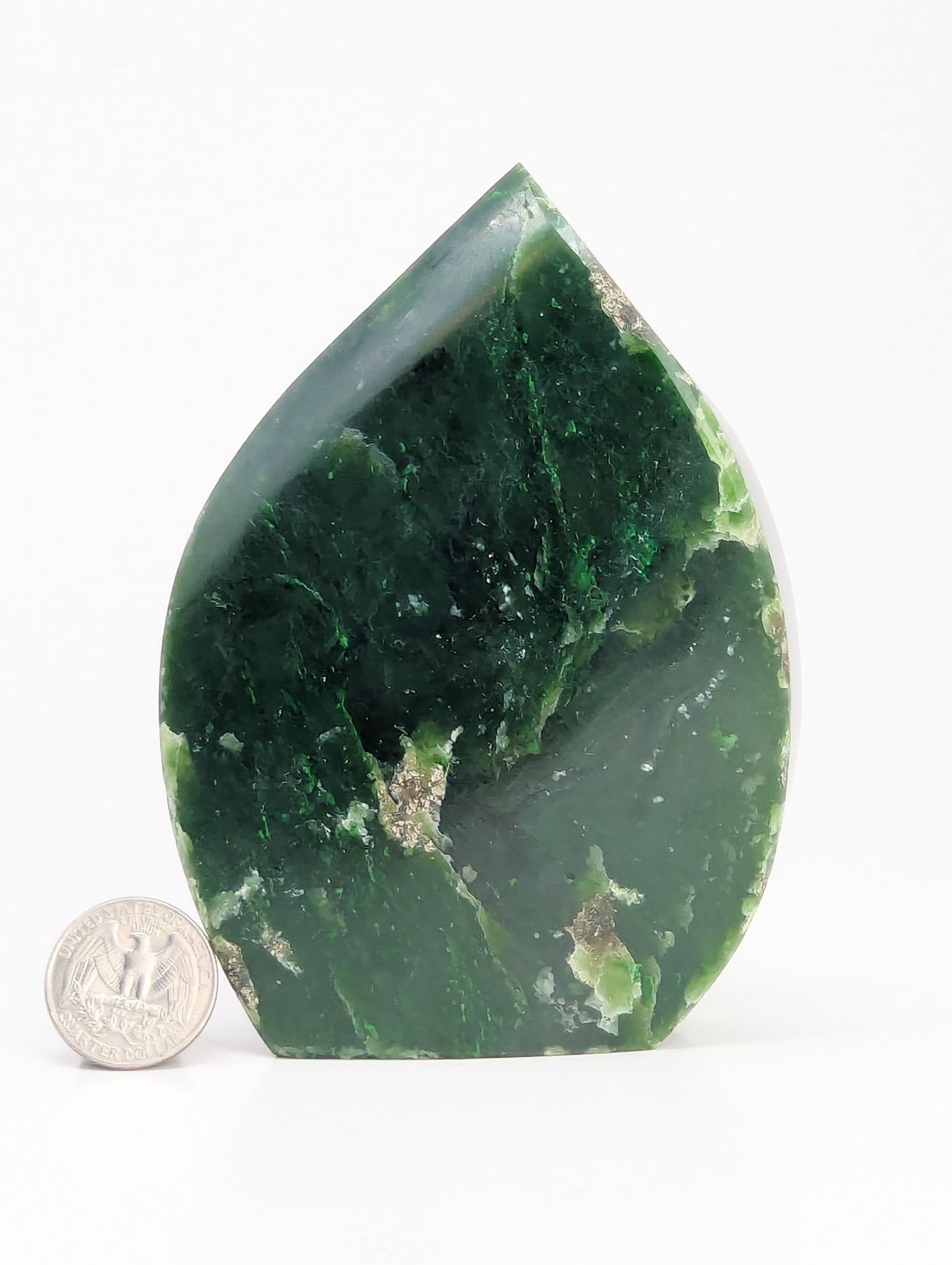 British Columbia Nephrite - Flame - B Grade - 1pc - 693g