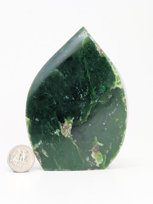 British Columbia Nephrite - Flame - B Grade - 1pc - 693g