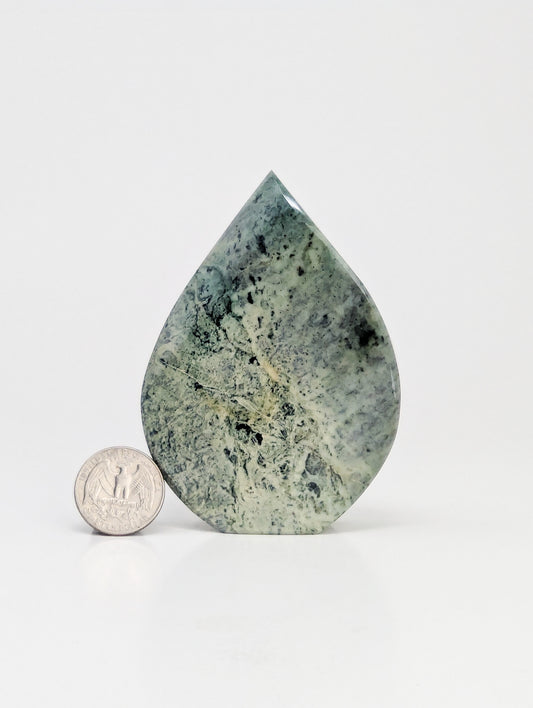 British Columbia Nephrite - Flame - C Grade - 1pc - 298g