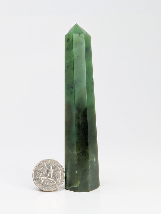 British Columbia Nephrite - Tower - B+ Grade - 1pc - 145g