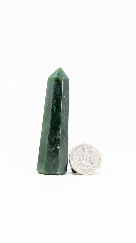 British Columbia Nephrite - Obelisk - B Grade - 1pc - 64g