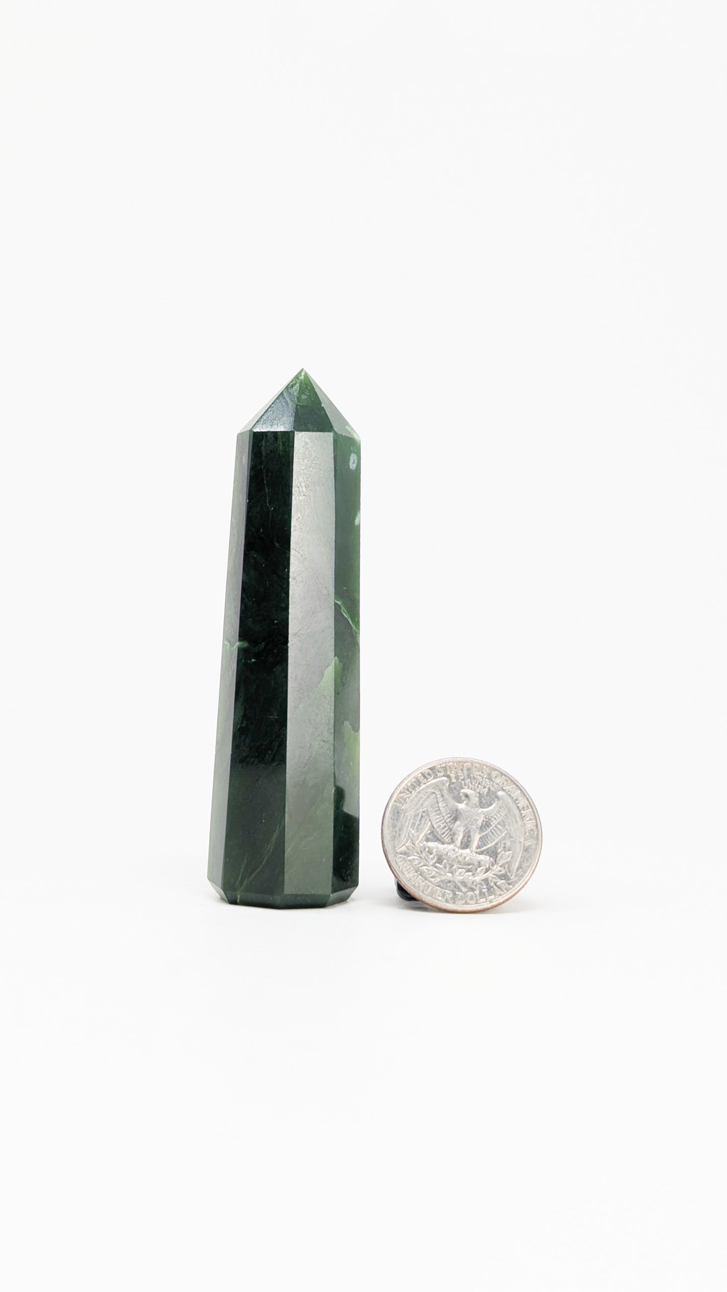 British Columbia Nephrite - Obelisk - B Grade - 1pc - 70g