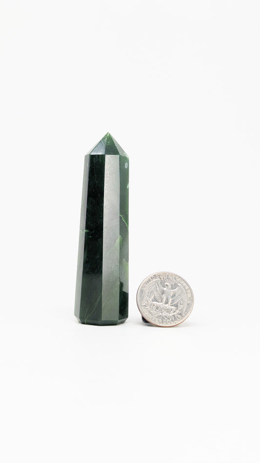 British Columbia Nephrite - Obelisk - B Grade - 1pc - 70g