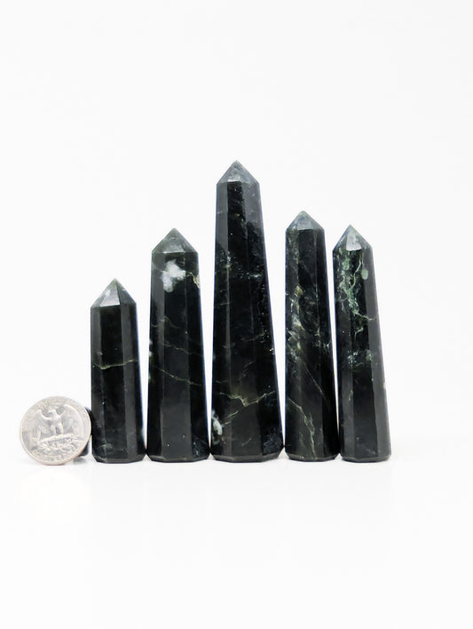 British Columbia Nephrite - Tower - Character Grade - 5pc - 275g