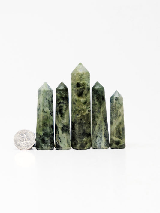 British Columbia Nephrite - Tower - Character Grade - 5pc - 297g