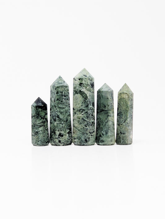 British Columbia Nephrite - Tower - Character Grade - 5pc - 312g