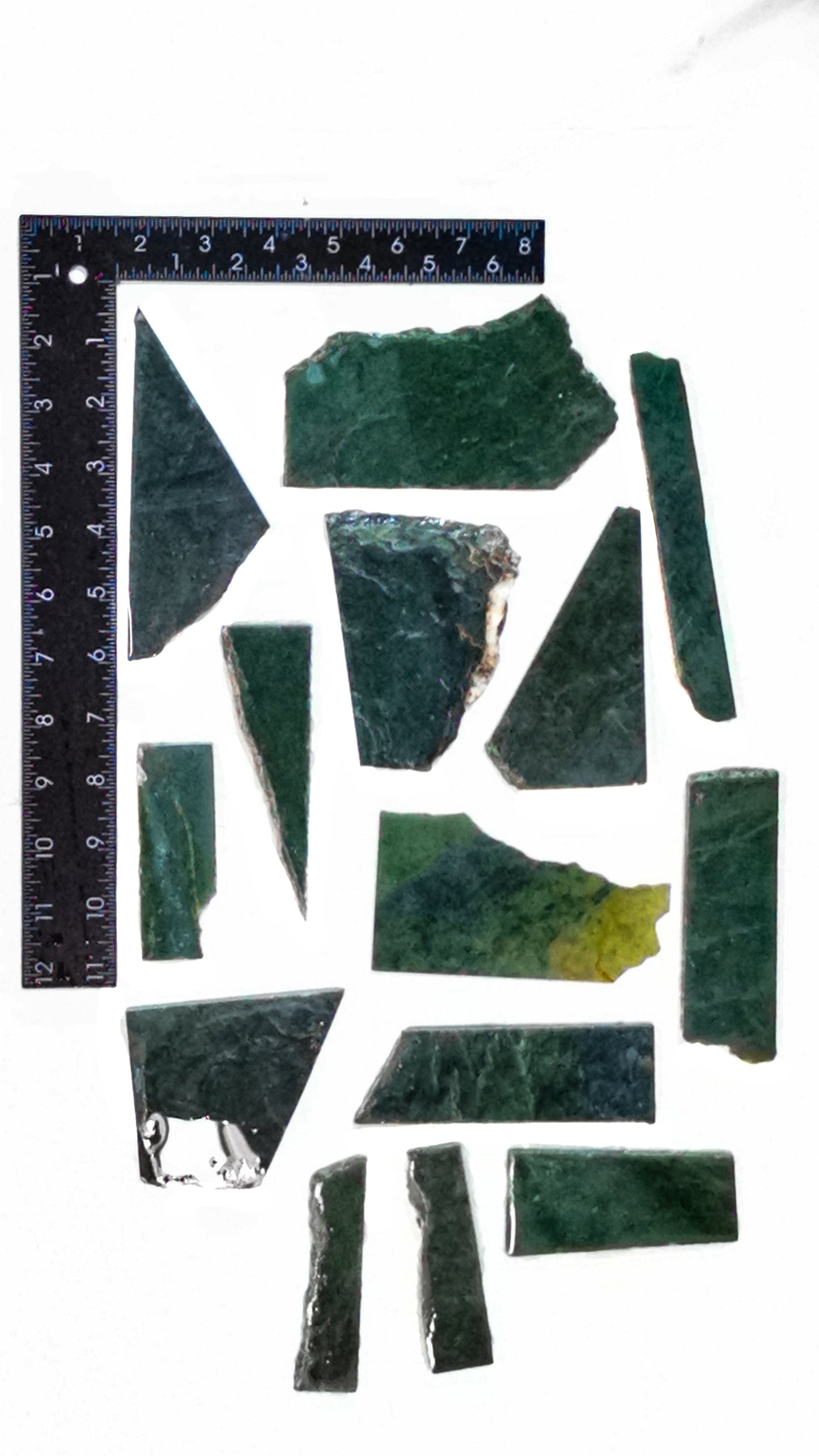 1056 grams - B grade - Nephrite Slab Combo