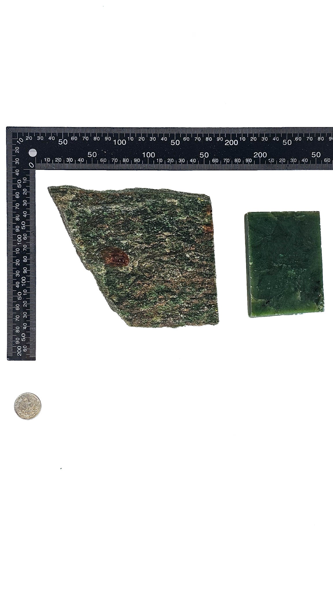 0.981kg - AA Grade - Nephrite Rough Combo