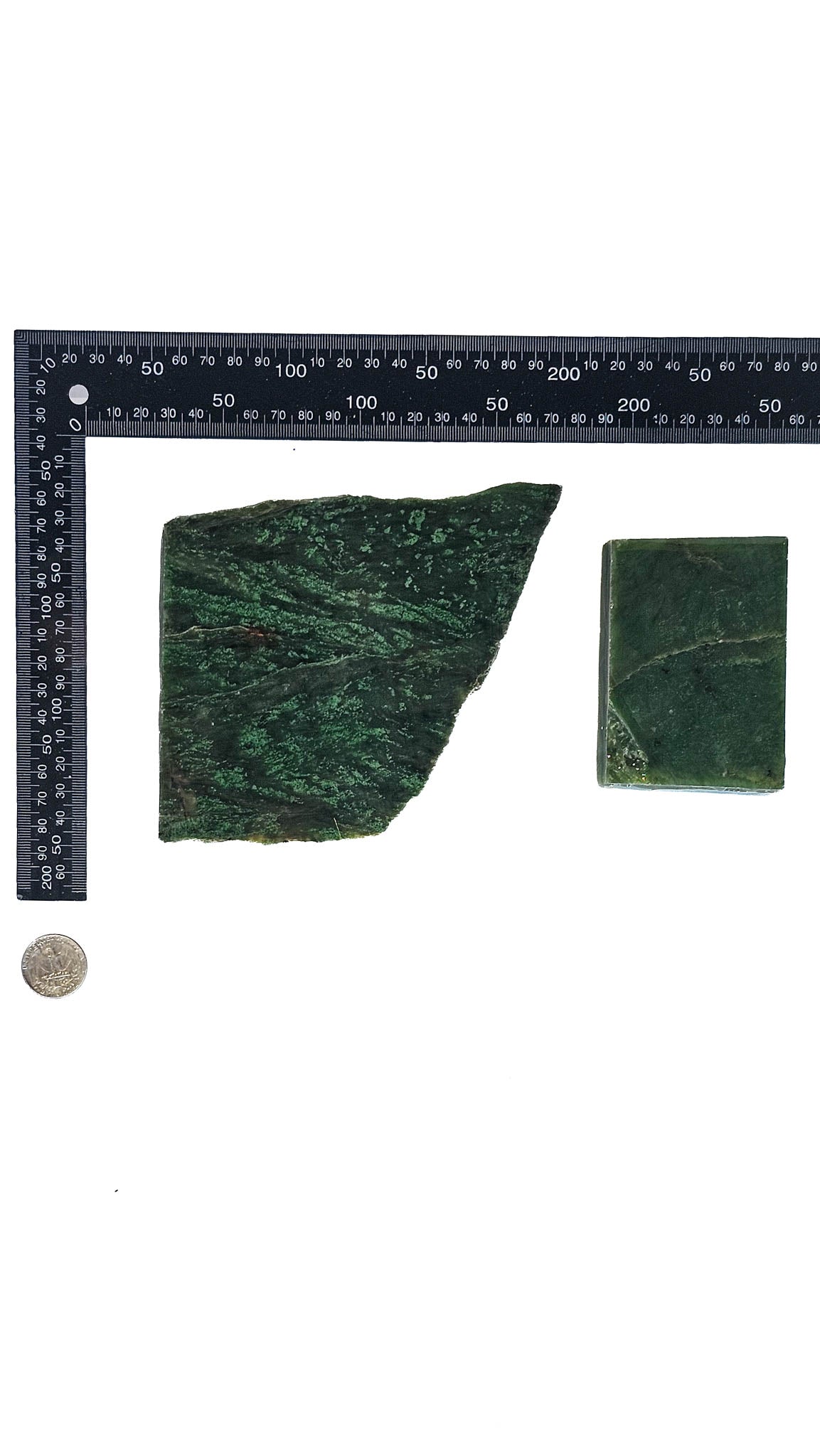 0.981kg - AA Grade - Nephrite Rough Combo
