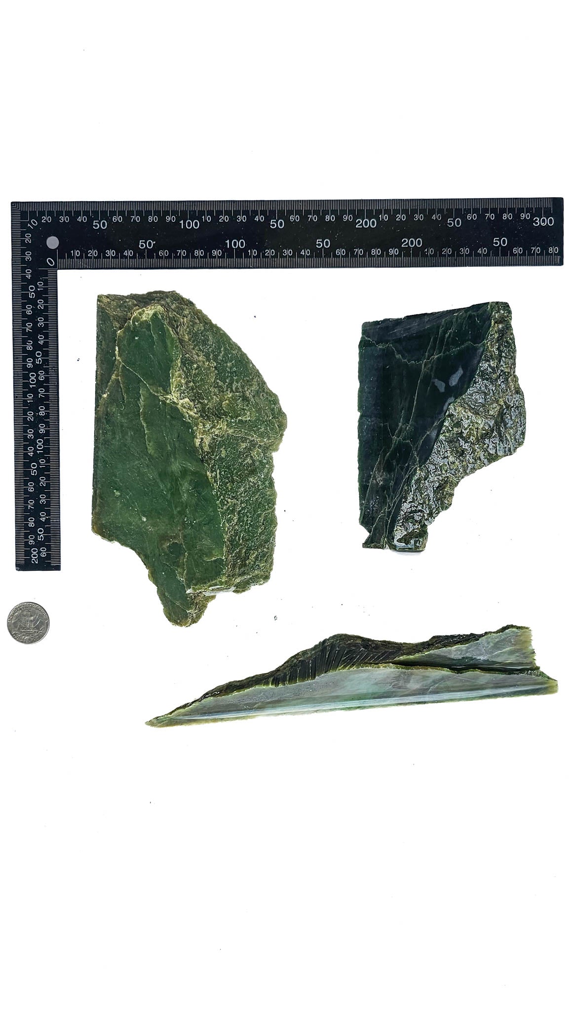 1.693kg - A Grade - Nephrite Rough Combo