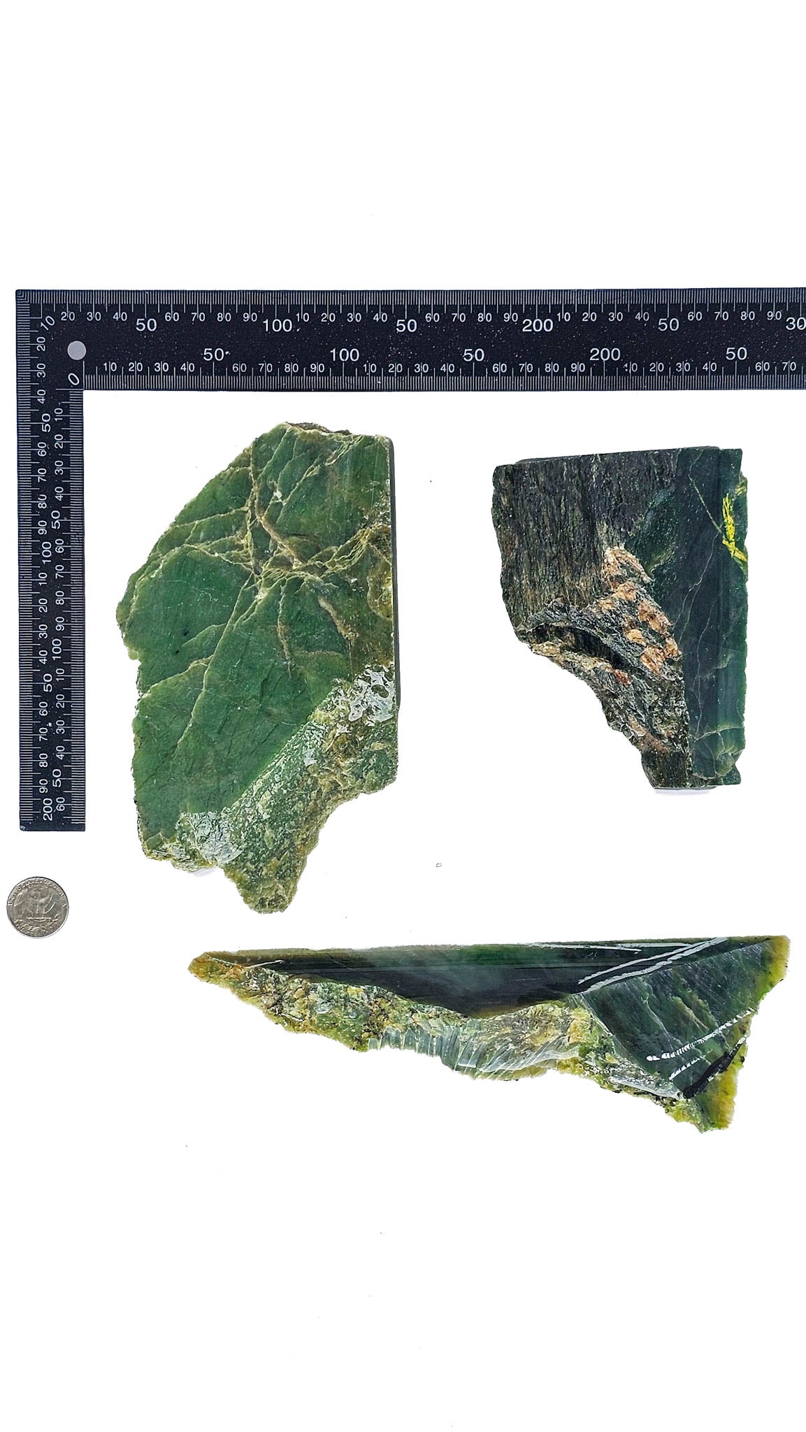 1.693kg - A Grade - Nephrite Rough Combo