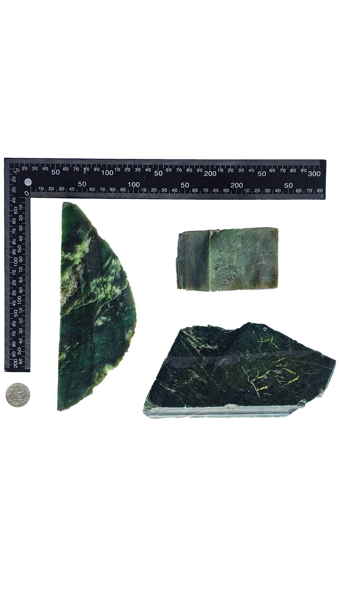 1.840kg - A Grade - Nephrite Rough Combo