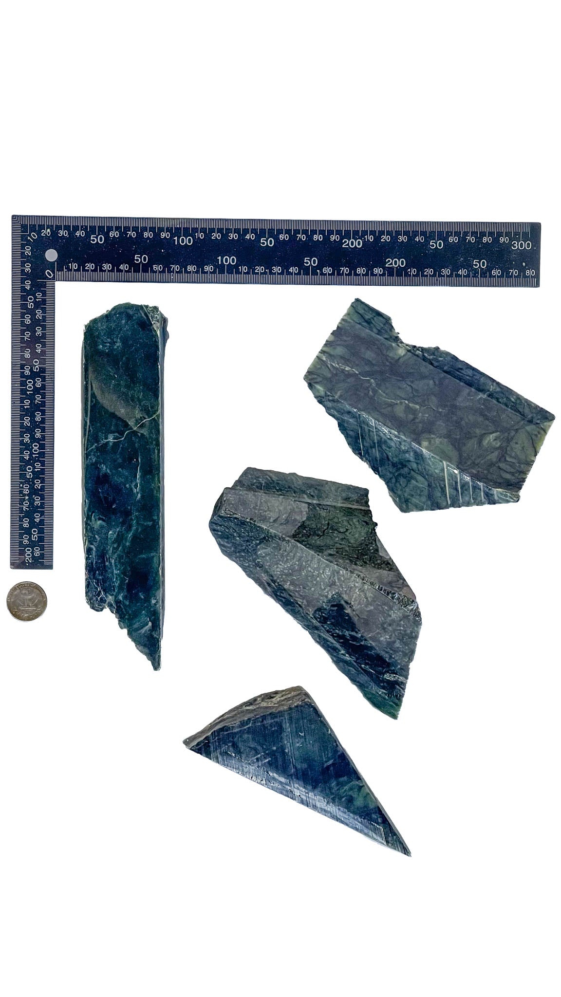 2.246kg - C Grade - Nephrite Rough Combo