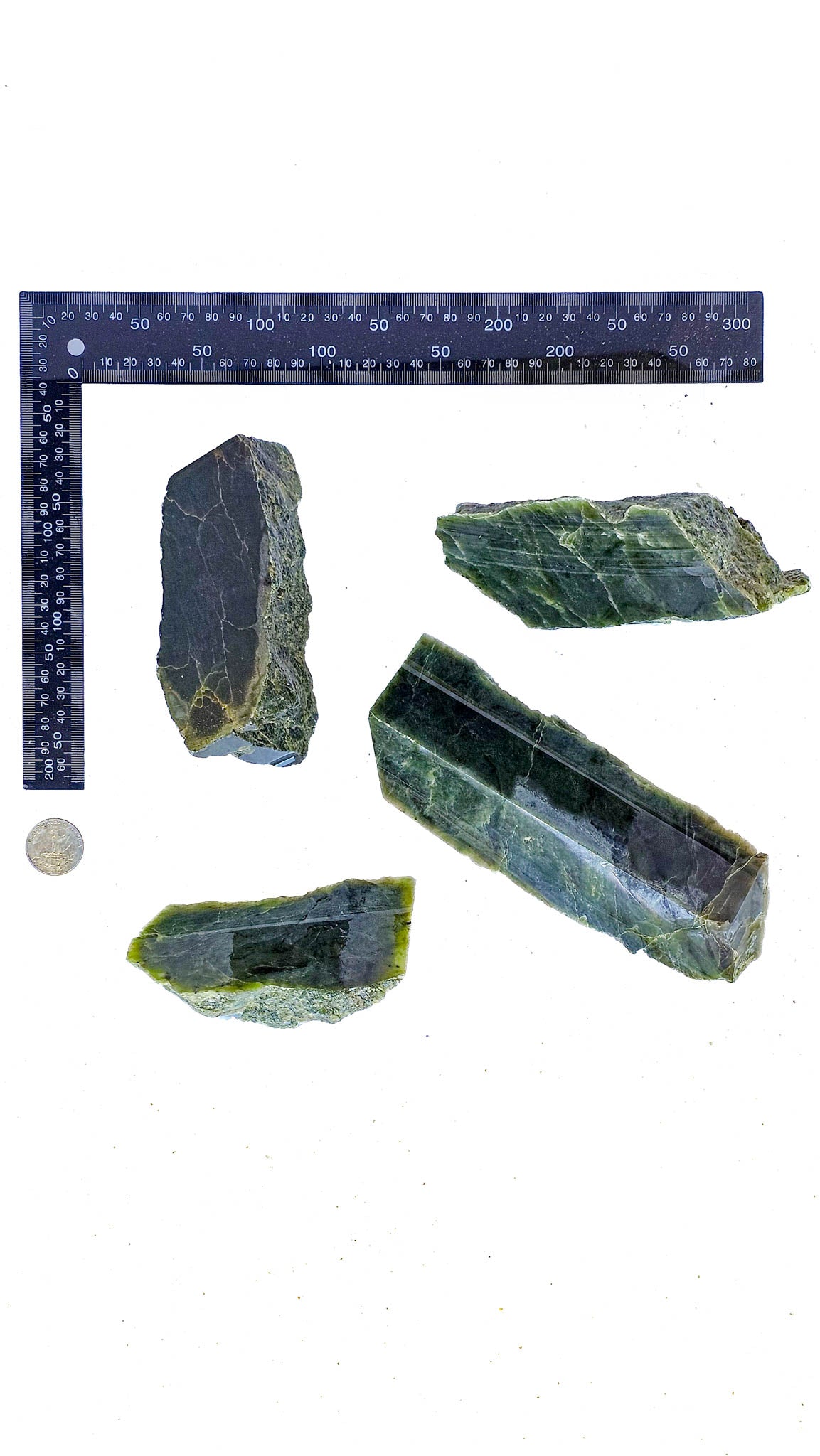 2.464kg - B Grade - Nephrite Rough Combo