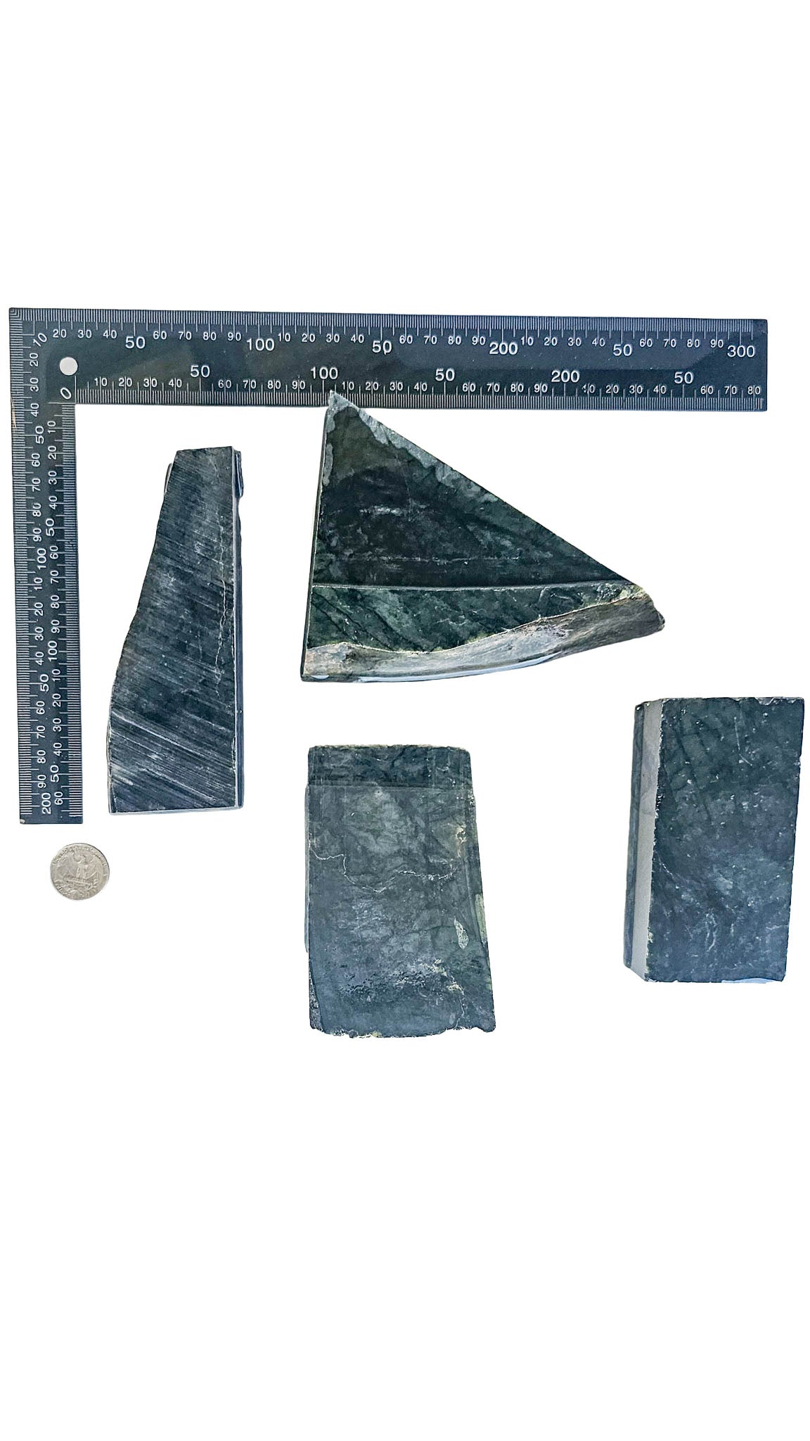2.657kg - C grade - Nephrite Chunk Combo
