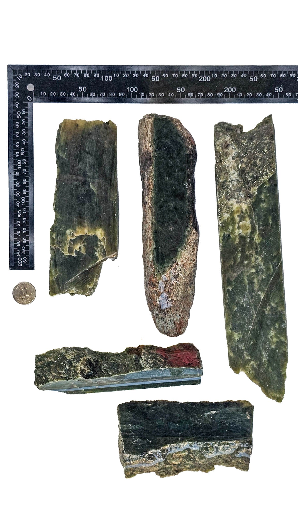 2.660kg - B Grade - Nephrite Rough Combo