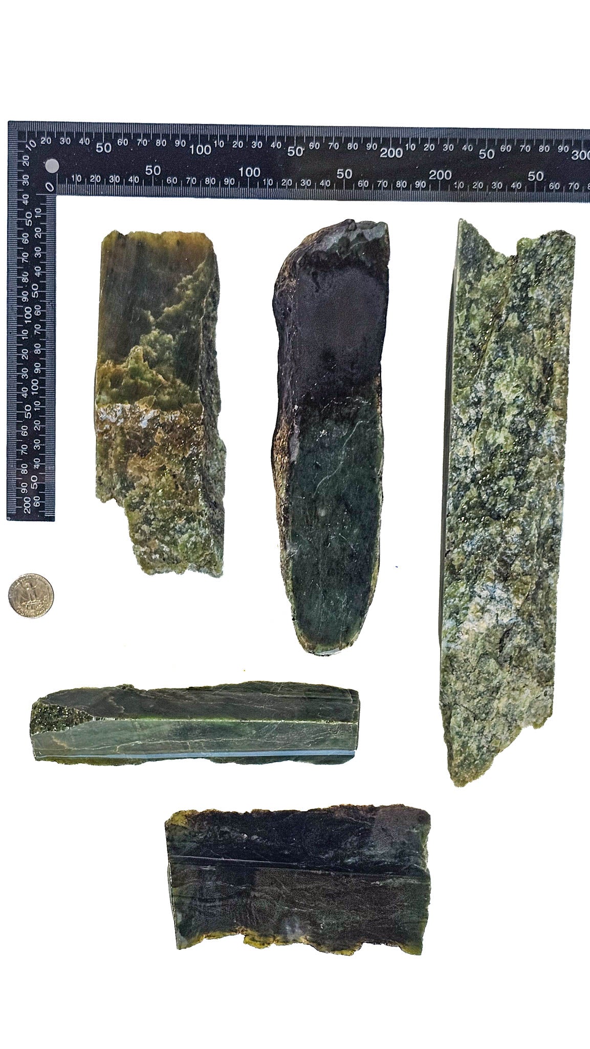 2.660kg - B Grade - Nephrite Rough Combo